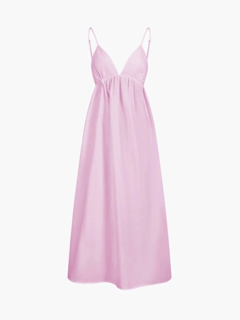 NWT Commense Coastal Cowgirl Open Back Pink Maxi Dress Size M